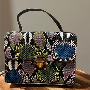 Snakeskin Mini Bag